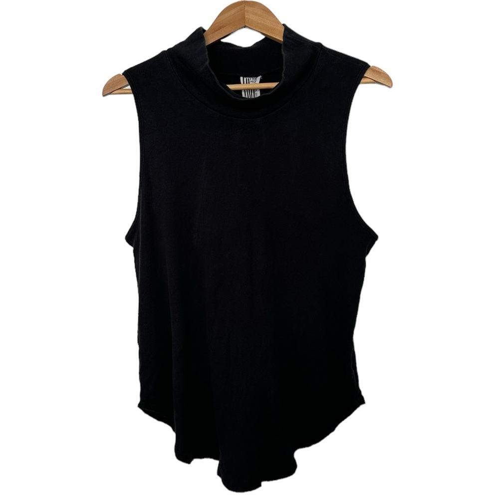 Free People Mock Neck Sleeveless Top